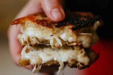 Grilled cheese à la truffe